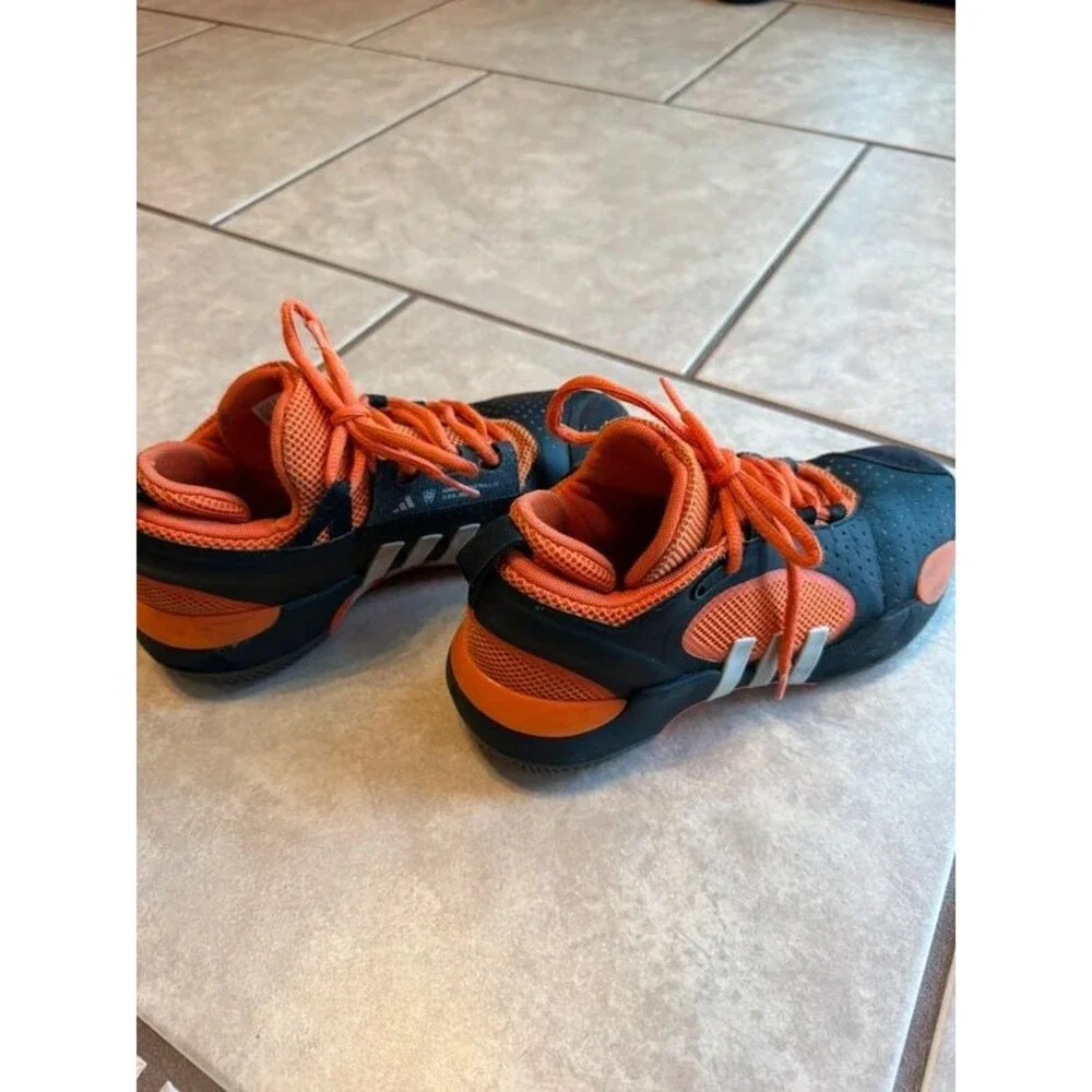 Adidas DON Issue 5 Basketball Shoes Donovan Mitchell Black Impact Orange Size 6